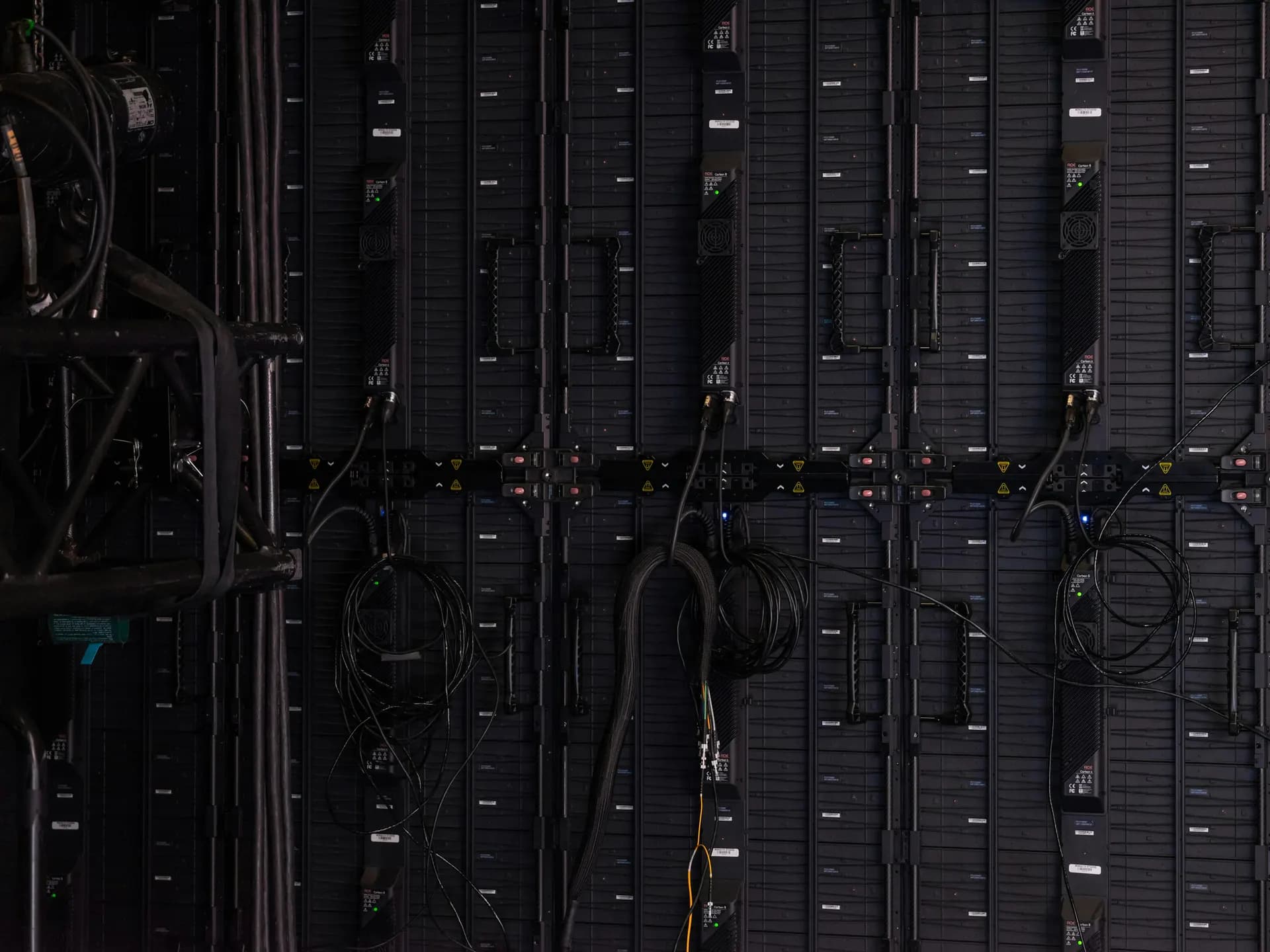 ASH TAK engineers work on enterprise server racks
