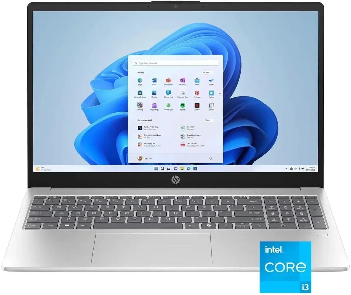 HP Laptop 15-fd0082na Intel Core 3 100U 15.6" Full HD 8GB 256GB SSD