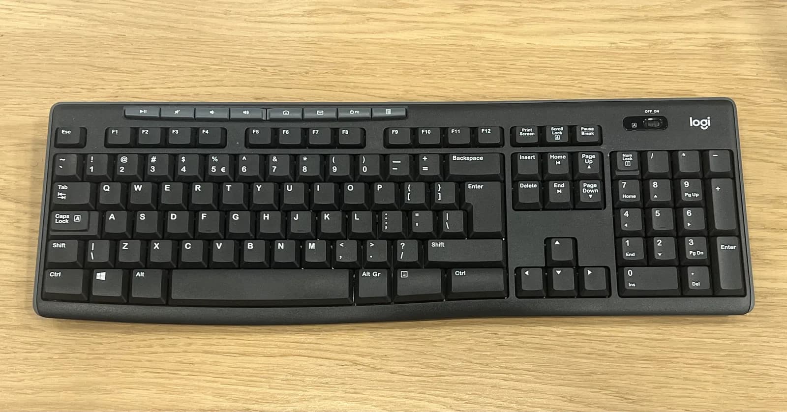 Logitech K270 Wireless Keyboard